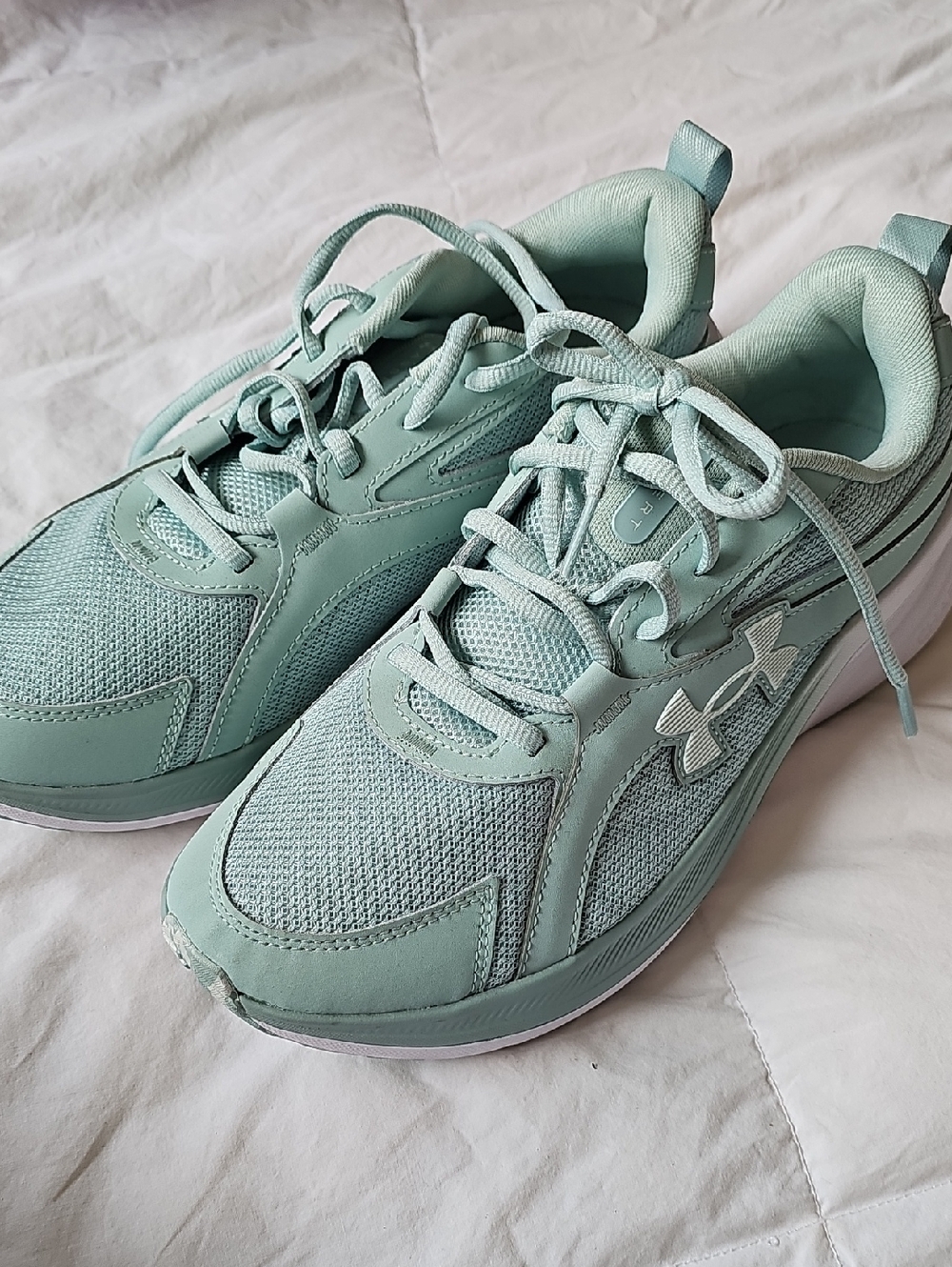 Under Armour Women's Mint Green Performance Running Sneakers